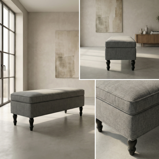 Furniture bento grid — ottoman showcase