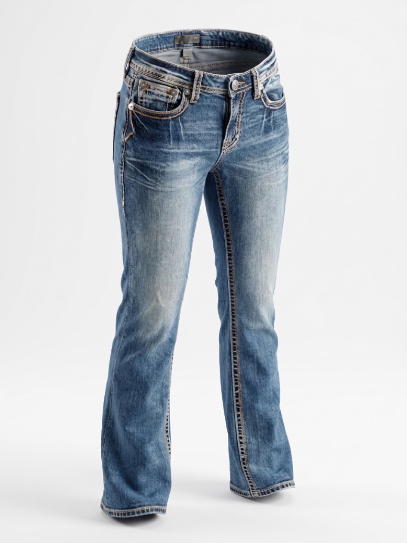 invisible mannequin photography example: jeans after