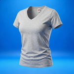 Invisible mannequin — women's v-neck tee